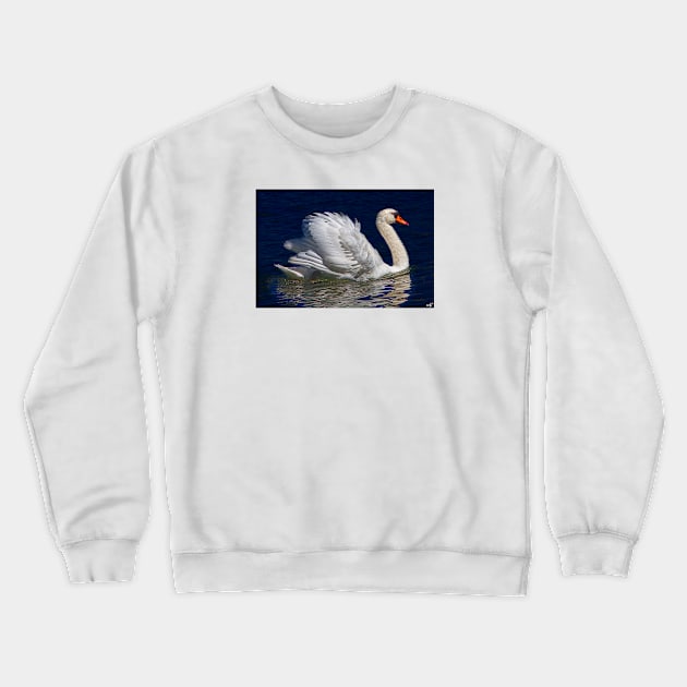 The Royal Swan Crewneck Sweatshirt by Chris Lord